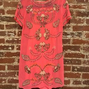 Needle & Thread Beaded Shift Dress